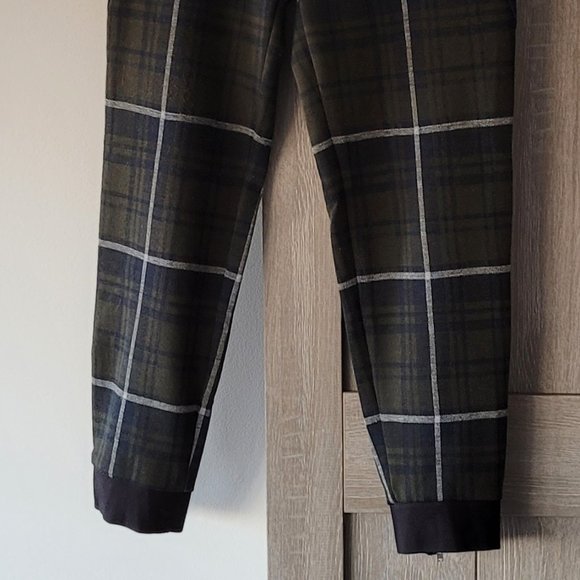 ZARA casual pants , size M ( 28), army green and dark navy blue color. - Picture 8 of 11